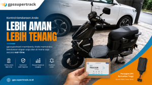 GPS tracker untuk motor operasional bisnis kurir dan sales lapangan gpssupertrack