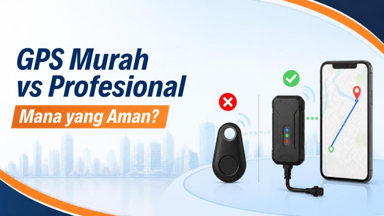 Perbandingan pelacak Bluetooth murah dengan GPS tracker profesional yang terhubung ke aplikasi